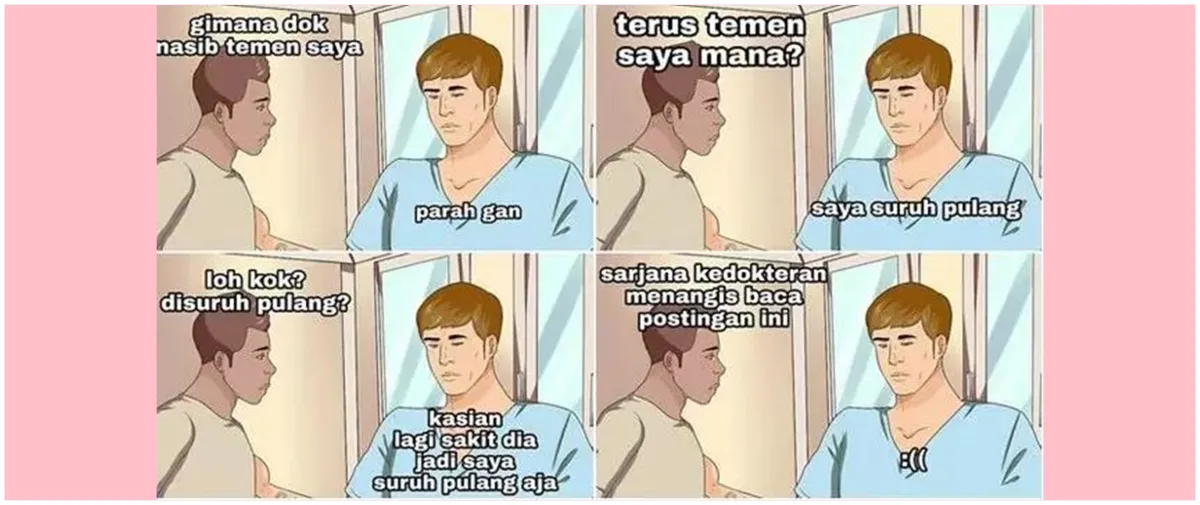11 Potret kocak meme percakapan dokter dan pasien ini receh abis, bikin senyum-senyum sendiri