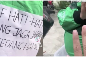 Ibu ini berjuang cari nafkah jadi driver ojek online saat hamil besar, alasan di baliknya bikin nyesek