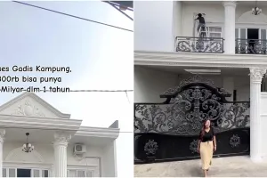Anak kampung jualan baju modal Rp 300 ribu omset Rp 10 miliar kini punya rumah bak istana, 9 potretnya