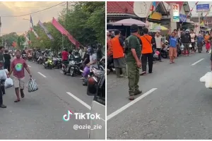 Satir Bu Tejo 'Tilik' di balik momen warga Jogja antri buang sampah pagi-pagi buta, pesannya menohok