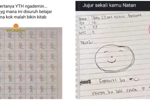 Beginilah kalau murid kelewat kreatif, 11 potret lucu hasil tugasnya bikin tepuk jidat