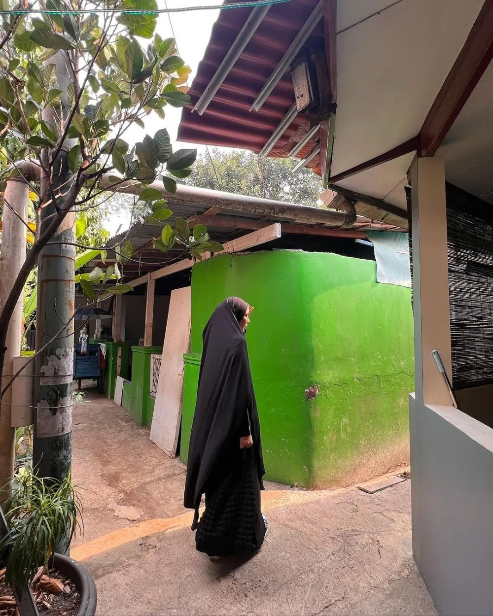 momen haru zaskia bikin masjid © instagram