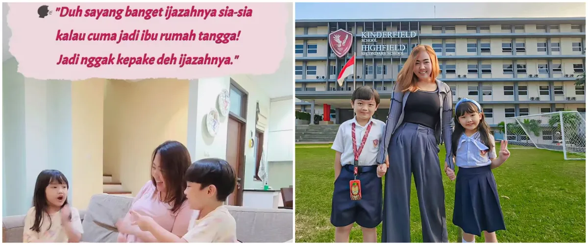 Jawaban menohok ibu dua anak usai dinyinyir 'ijazah sia-sia' gegara jadi IRT, patut diacungi jempol