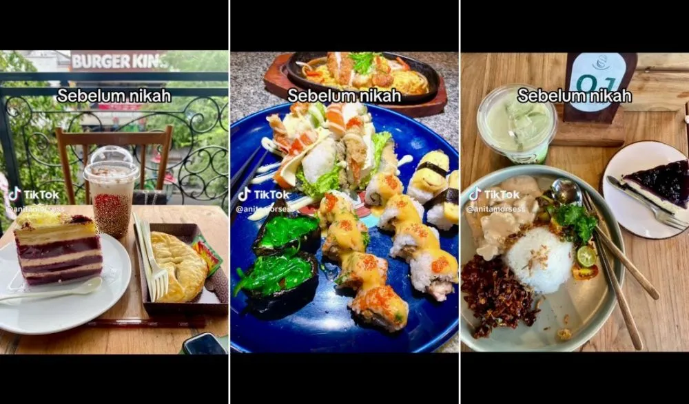 hidup sebelum vs sesudah nikah © TikTok hidup sebelum vs sesudah nikah © TikTok