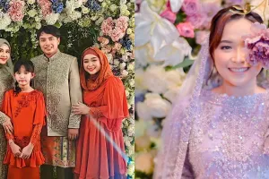 9 Penampilan Syifa adik Ayu Ting Ting di acara lamaran sepupu, perut buncitnya tuai atensi