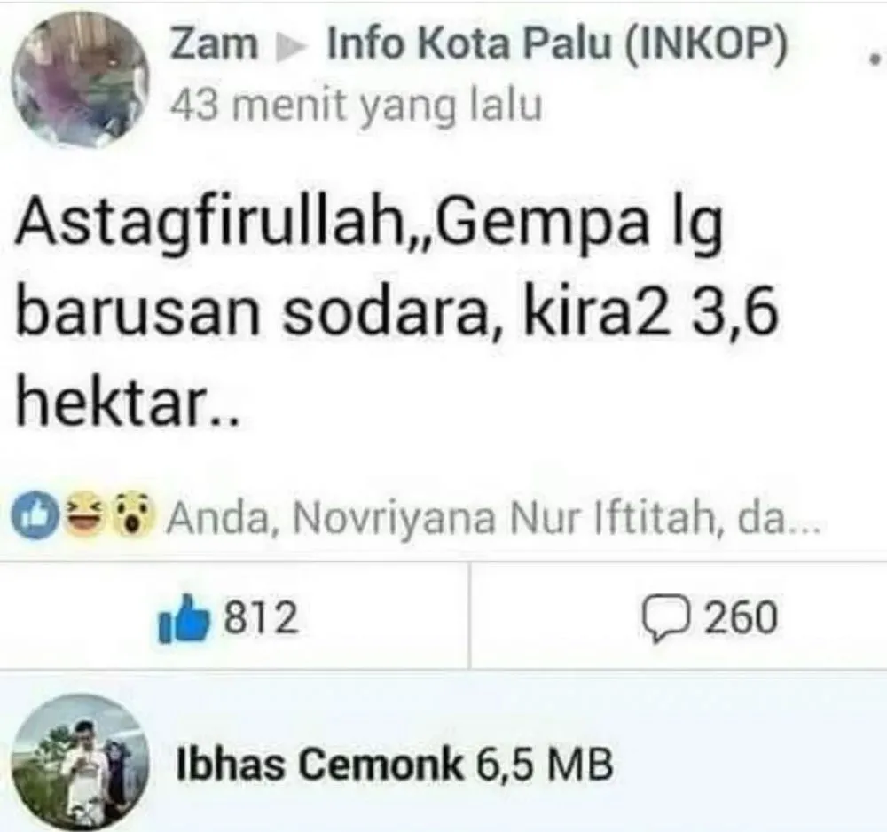 Status dikomen nyeleneh bikin pengen benturin kepala Berbagai sumber Status dikomen nyeleneh bikin pengen benturin kepala Berbagai sumber