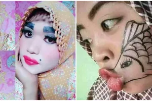 Hidup lagi capek-capeknya, 11 potret kocak makeup gagal ini bikin cowok-cowok senyum kecut