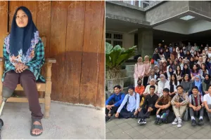 Perjuangan Yubita tuna daksa menuntut ilmu, sukses masuk UGM dengan UKT Rp 0