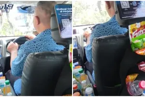 Momen driver taksi online sediakan snack dan obat gratis untuk penumpang ini punya alasan inspiratif