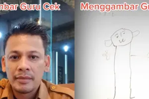 Dapat tugas menggambar gurunya, 10 potret lukisan karya para murid SD ini hasilnya nggak terduga