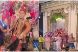 Dekorasi pernikahan pengantin kelewat unik sampai jadi rebutan tamu undangan, ternyata ini sebabnya