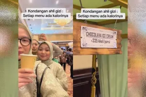 Begini jadinya kalau ahli gizi gelar kondangan unik ramah diet, tiap menu makanan ada info kalorinya