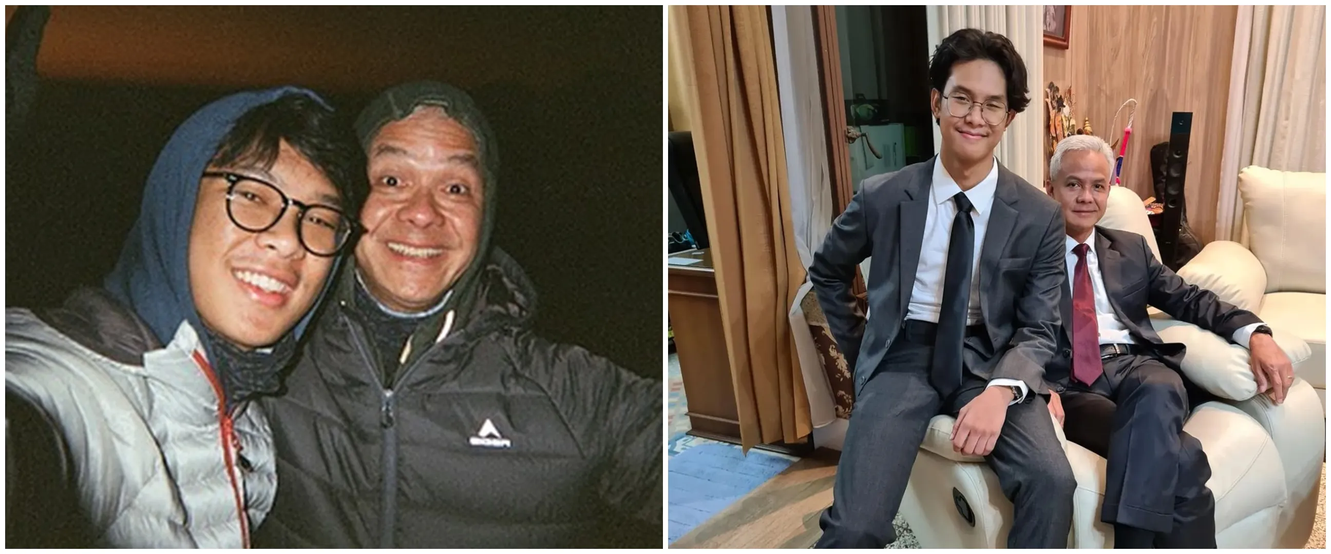 Emang boleh semirip itu? Begini 9 potret bukti Alam Ganjar plek-ketiplek sang ayah saat masih muda