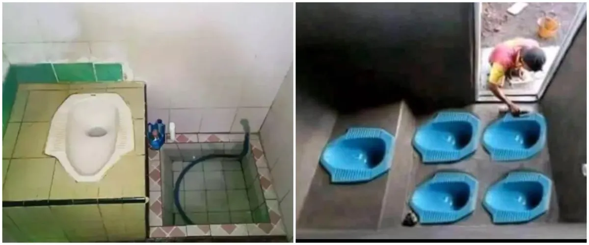 11 Potret kocak tata letak jamban ini saking nyelenehnya bikin orang nggak jadi kebelet