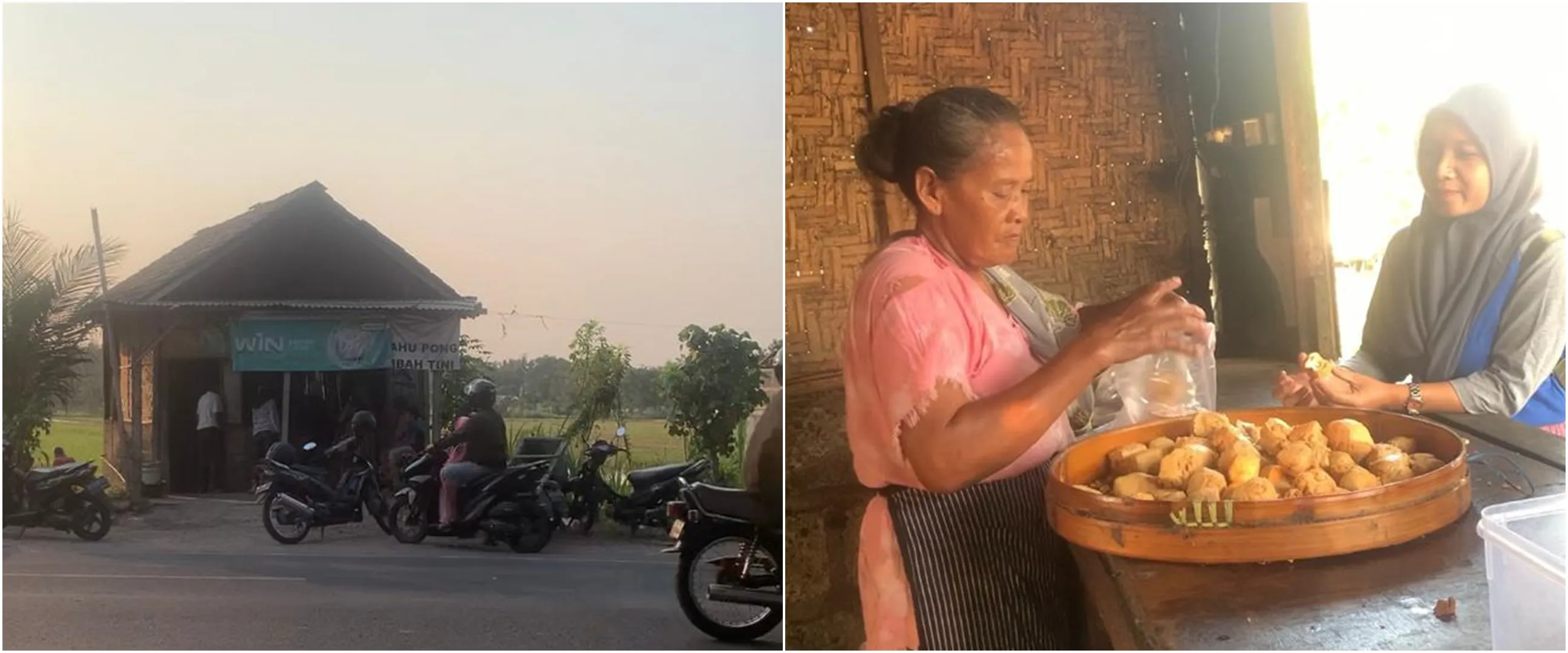 Dibalik ramainya kuliner tahu pong Mbah Tini, dari gubuk kecil dikenal sampai Swiss
