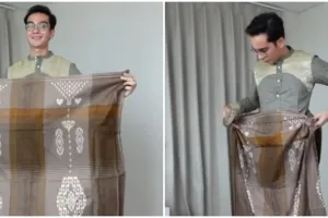 Tanpa dipotong dan dijahit, ternyata ini cara mudah ubah sarung jadi seperti celana