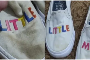 Bukan pakai detergen, ini trik mencuci sepatu kanvas yang kotor membandel pakai 1 pembersih