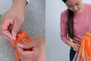 Tak perlu beli yang baru, ini trik mudah bikin kain pel pakai barang bekas modal Rp 0