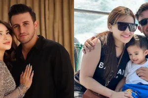 Baru go publik gercep dilamar, ini 9 momen Nathalie Holscher terima pinangan Ladislao Camara