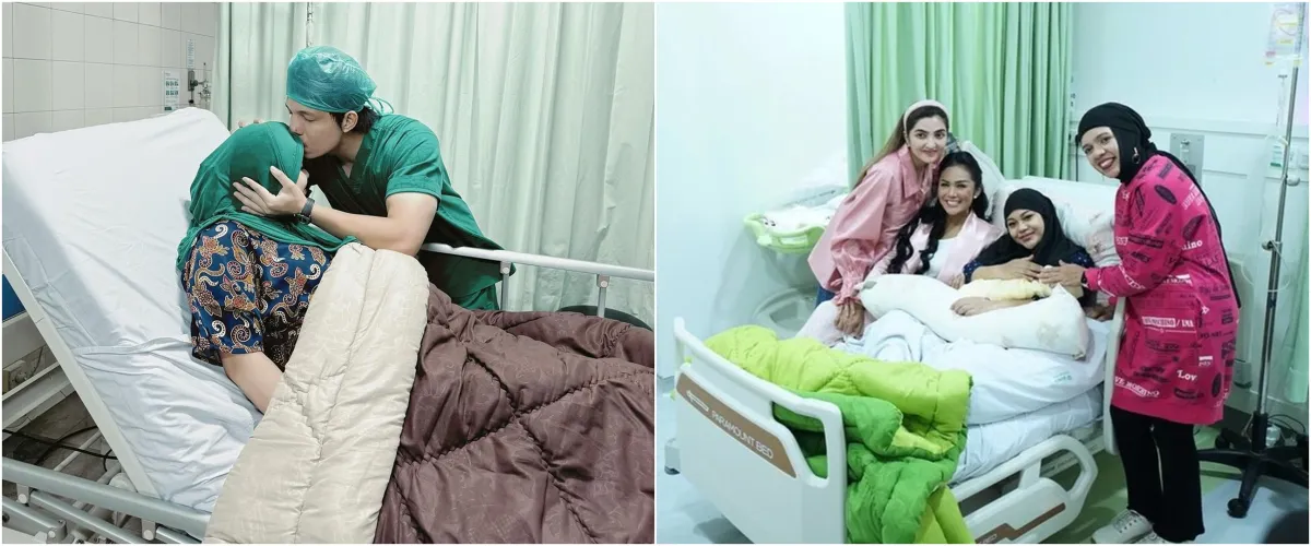 Kompak temani Aurel Hermansyah melahirkan, intip 11 potret kebersamaan Ashanty, KD, dan Geni Faruk