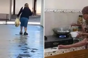 13 Potret kocak emak-emak difoto dari belakang ini bikin senyum-senyum, kelakuannya di luar nurul