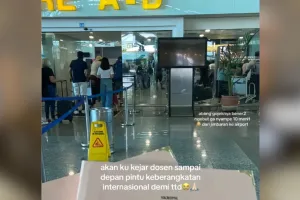 Definisi kejar ilmu sampai ke Cina, wanita ini rela nyusul dosen sampai bandara cuma untuk minta TTD