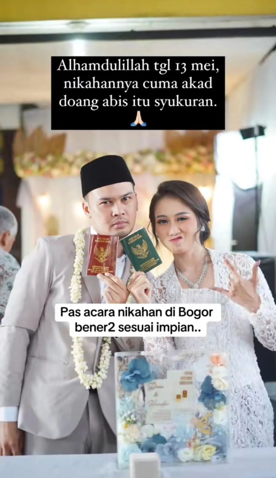 nikah diprank mertua © TikTok