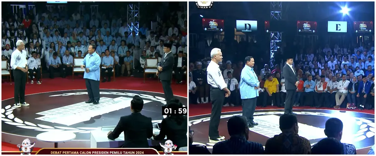 Tak muncul di layar TV, aksi yang dilakukan 3 cawapres usai debat capres ini bikin adem