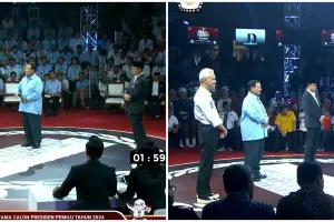 Tak muncul di layar TV, aksi yang dilakukan 3 cawapres usai debat capres ini bikin adem