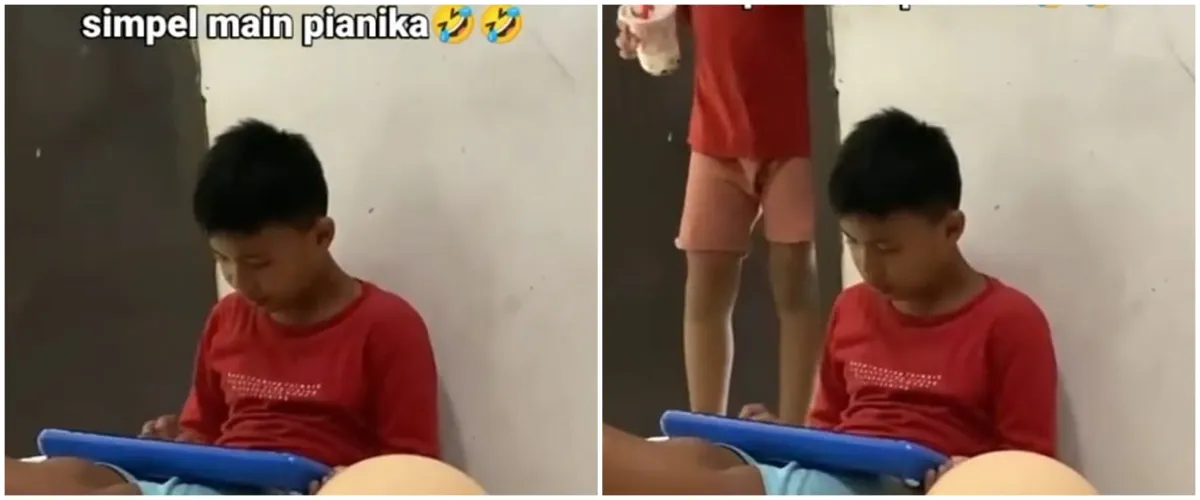 Trik main pianika ala bocah cilik ini di luar dugaan tapi menarik ditiru, bikin geleng kepala