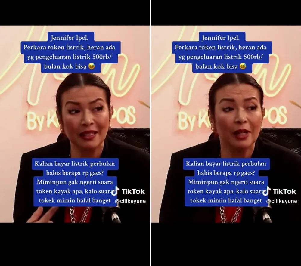 jennifer jill token listrik © TikTok jennifer jill token listrik © TikTok