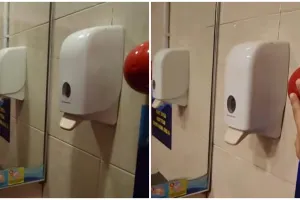 Momen wanita tunjukkan toilet tak biasa ini bikin bingung, malah jadi gagal kebelet