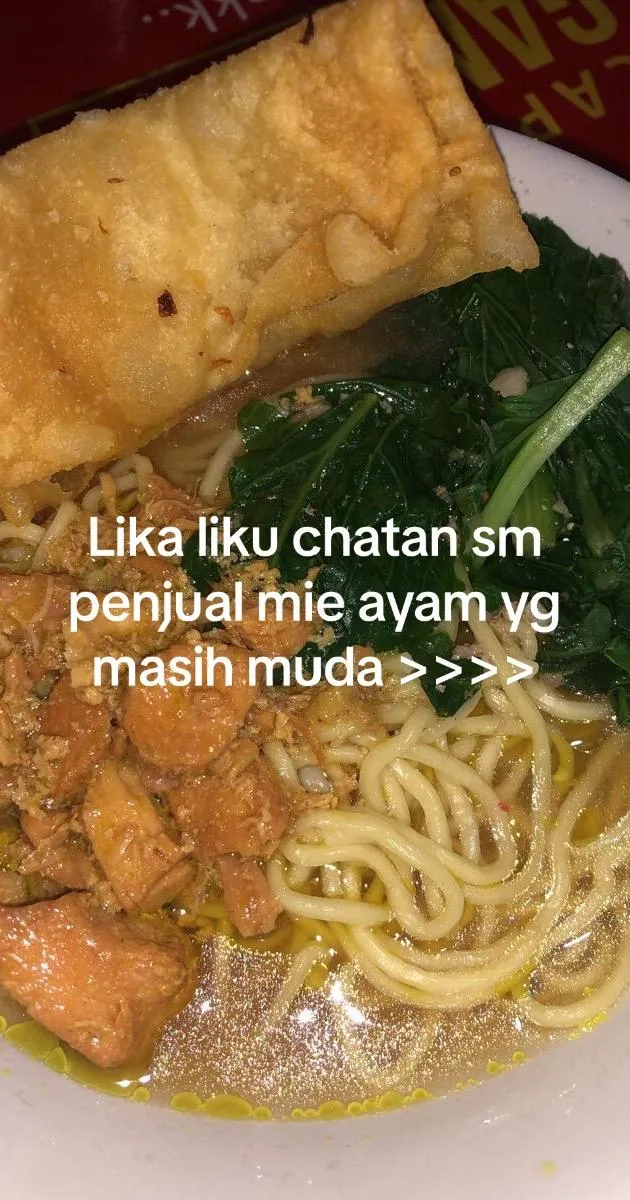 chat penjual dan pembeli mi ayam © TikTok chat penjual dan pembeli mi ayam © TikTok