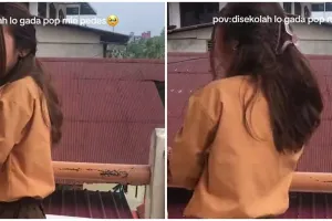 Dilarang jajan di luar, cara siswi akali peraturan sekolah ini agak ribet tapi boleh juga idenya