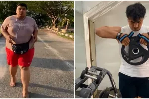 Transformasi pria diet turun 80 kg ini penampilannya bak beda orang, perjuangannya bikin angkat topi