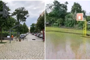11 Potret kocak lapangan olahraga dengan konsep antimainstream ini bikin atlet tepuk jidat