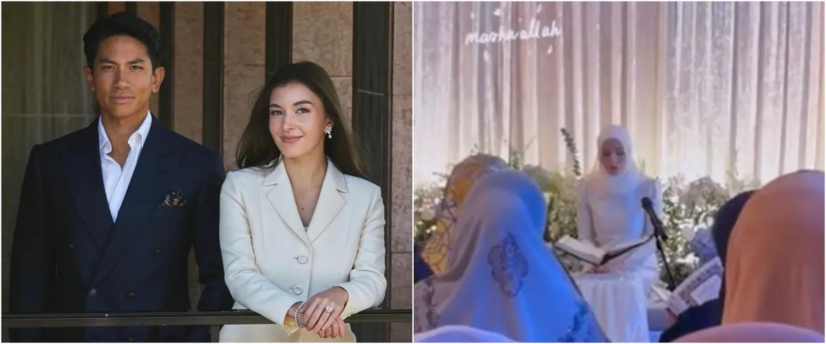 9 Momen pengajian jelang lamaran kerajaan Pangeran Mateen, Anisha Rosnah khatamkan Al-Quran