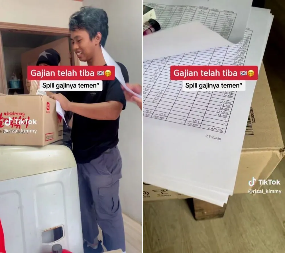 gaji korea sama kayak indonesia © TikTok