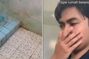 Hidup lagi mules-mulesnya pria ini malah ketemu desain toilet tak biasa, bikin bingung cara pakainya