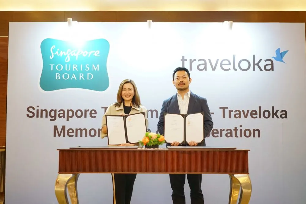Traveloka dan Singapore Tourism Board tanda tangan MOU © berbagai sumber