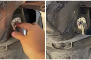 Bukan buat makan, sendok dialihfungsikan jadi kunci motor ini idenya nyeleneh tapi kreatif pol