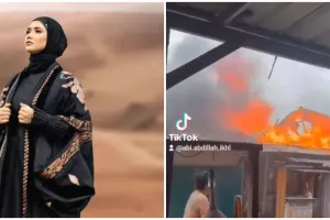 Kini tinggal kenangan, ini 9 potret rumah masa kecil Fikoh LIDA hancur di lahap si jago merah