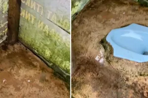 Definisi menyatu dengan alam, konsep toilet outdor ini bisa buang hajat sambil lihat pemandangan