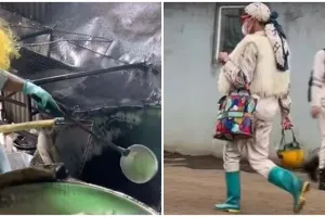 11 Potret kocak outfit orang saat bekerja ini nggak nyambung blas dengan pekerjaannya, nyeleneh abis