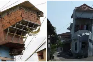 11 Potret kocak bangunan bertingkat ini bentuknya bikin bertanya-tanya, arsiteknya siapa ya?