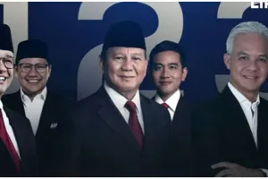 Hasil sementara real count Pilpres dan Pileg 2024, Prabowo-Gibran unggul