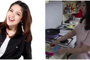 Jadi anggota DPRD punya rumah mewah bak kastil, ini 9 potret dapur rumah Tina Toon klasik serba putih