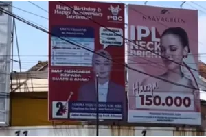 Rayakan anniversary pernikahan, momen pria beri ucapan spesial ke istri ini effort banget, bikin iri