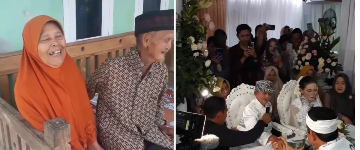 Lupa nama calon istri, momen akad nikah lansia di Subang dengan mahar kontan ini bikin heboh