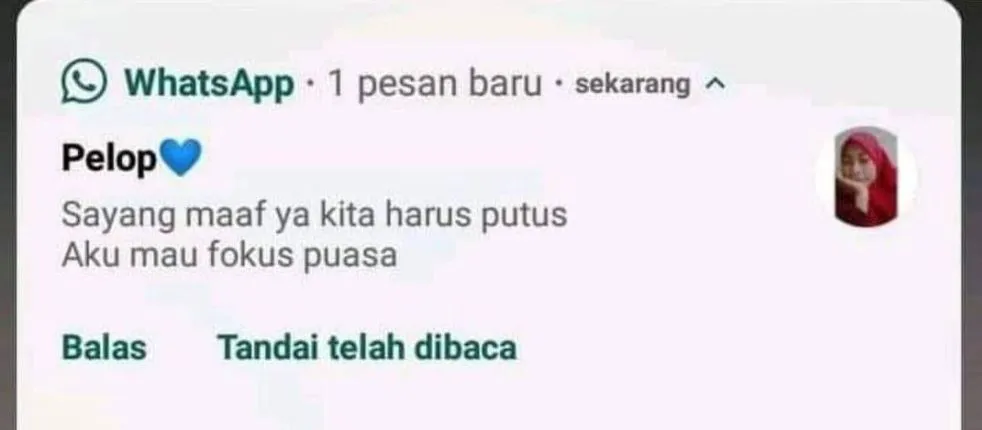 Chat lucu dengan pacar selama Ramadan Berbagai sumber Chat lucu dengan pacar selama Ramadan Berbagai sumber